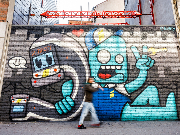 Streetart op de Turnhoutsebaan 142
